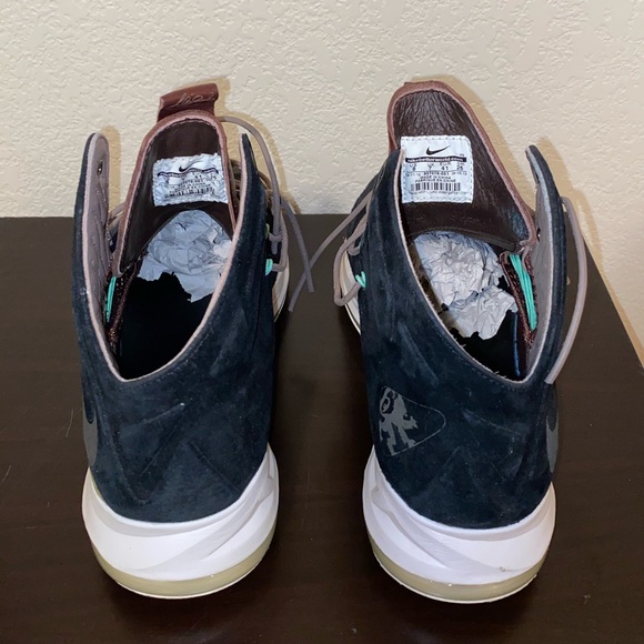 Lebron X Ten EXT QS Package Cork Denim Suede Hazel - Picture 9 of 16